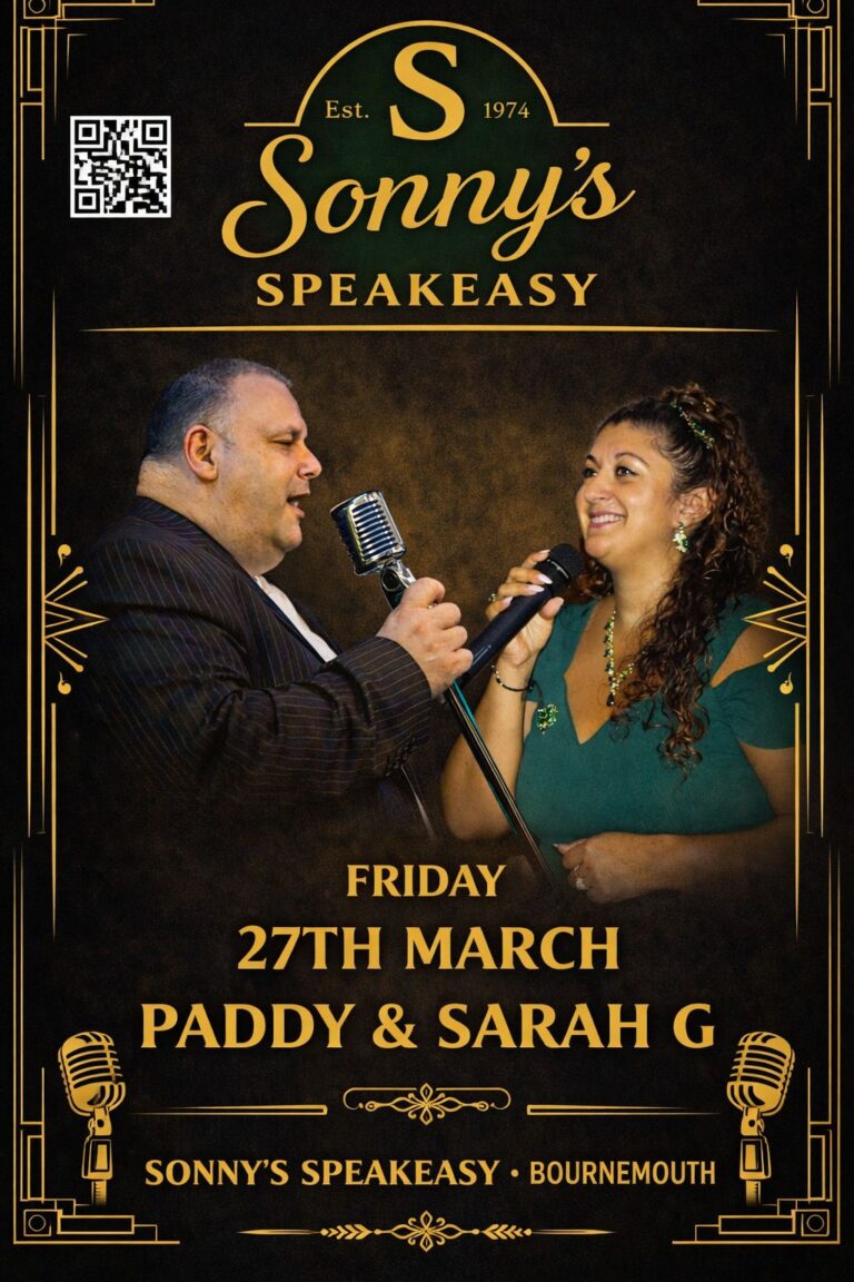 Paddy & Sarah G Live at Sonny’s Speakeasy (27th March)