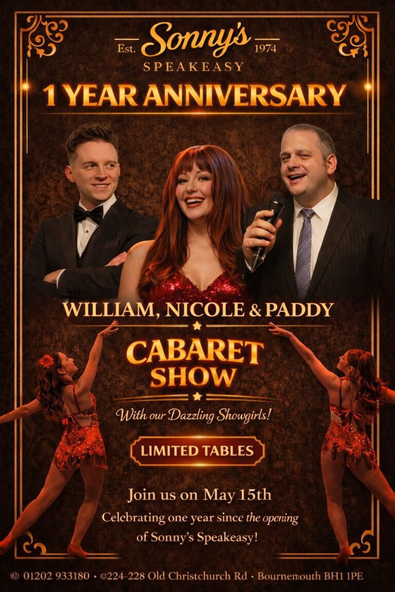 Sonny’s Speakeasy 1 Year Anniversary: Cabaret Show
